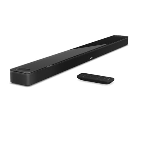 Image of Bose Smart Ultra Dolby Atmos Soundbar Speaker, Black, Bundle with Bass Module 700, Sound Bar for Home Audio TV Wireless, Bluetooth, WiFi, Alexa, Google, Voice Control + H&A