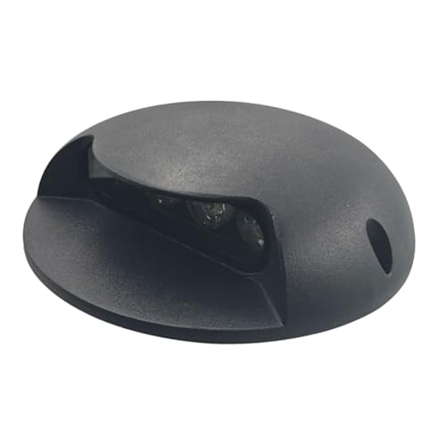 Tofficu Lampe Extérieure Led Au Sol Imperméable 12X12X3.5 Cm Lampe De Chemin Lumineuse Latérale Antidérapante Pour Jardin Terrasse Éclairage Paysage