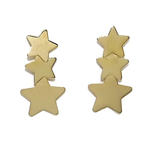 Boucles d'oreilles étoiles or 18k le cadeau idéal et symbolique pour femme