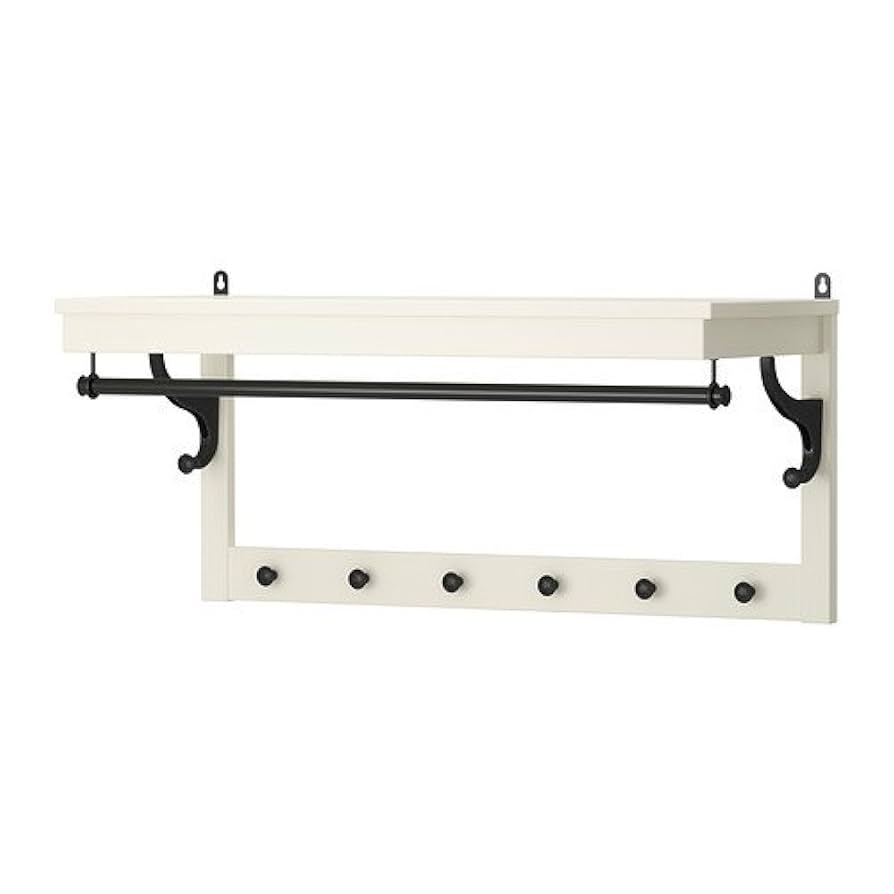Amazon｜IKEA(イケア) HEMNES 帽子ラック ホワイト｜ハンガー
