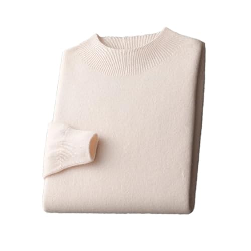 Wool Sweater Mock Neck Cream Sweater Merino Wool Cream Mock Turtleneck Lululemon Merino Wool-Blend