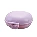 Produktbild TEELONG Neue Bad Teller Teller Fall Home Dusche Reise Wandern Halter Container Seifenkisteseife Seifendose Reise tragbar Seifenschale Seifenbehälter (Violett)