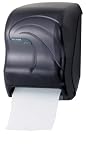 San Jamar Ocean Smart Essence Paper Towel Dispenser, Automatic for Bathroom and Kitchen, 14.44' x 11.75' x 9.13', 1 Count, Black Pearl