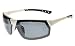 Produktbild Eyekepper Polycarbonat Polarized TR90 Unbreakable Sport Sonnenbrillen Für Männer Frauen Baseball Running Fischen Fahren Golf Softball Wandern White Frame Grey Lens