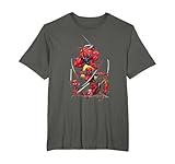 Official Marvel Merchandise Marvel Deadpool Corps Lady Deadpool Kidpool Headpool Dogpool T-Shirt