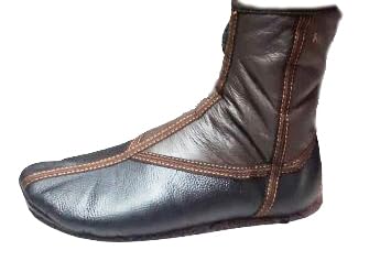 sagiron Sagrion Leather Black Winter Socks Zipper Soft Halaal Leather Socks/Slippers Sportswear Athletic Leather Socks Moisturizing Socks (WL BLACK SOCKS) For Men-picture-40