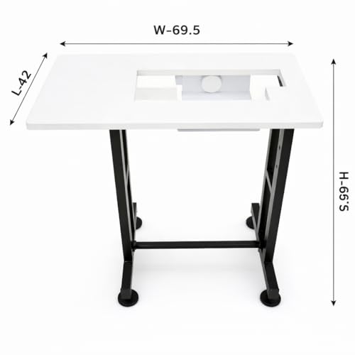 Image of Extension Table Stand || For Home & Domestic Tailoring & Stitching Use Sewing Machines || With Customized Logo, Brand /Shop Name, Merchant Name || Compatible with Usha Janome (Model: Allure)