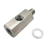 Metrischer Adapter für Öldrucksensor 1/8 Zoll NPT-Innengewinde x M10x1-Außengewinde &