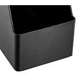 Amazon Basics Plastic Desk Organizer Magazine Rack and File Holder, Black, 2-Pack - Image 7