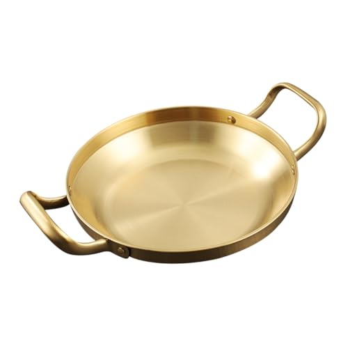 iplusmile Pentola in Acciaio Inossidabile con Maniglia Isolante per Ramen e Hot Pot Resistente al Calore e Facile da Pentola Versatile per Zuppe e Stufati