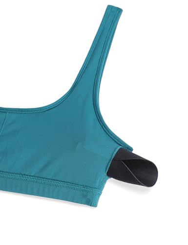 Image of CRZ YOGA Butterluxe Mini Sports Bras | Light Support, Removable Pads, Yoga, Extremely Soft, U Back, Scoop Neck, for Women
