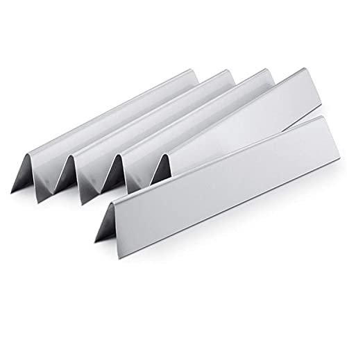 Attachcooking Grill Ersatzteile Edelstahl Flavorizer Bars/Hitze Schild für Genesis Silber A, SP-210, Spirit 500, Spirit E/S 200 & 210 Gas Grill (5 Stück) Cover