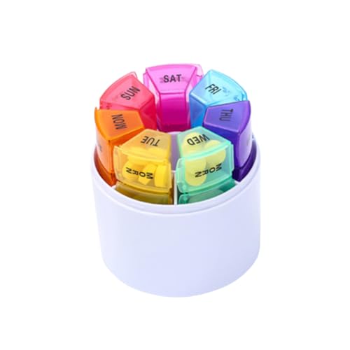 YOSADIER 箱 ルード ピルボックス ピルケース 取り外し可能な 品保管容器 毎日の プランナー