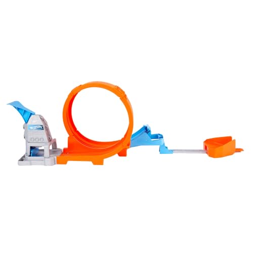 Hot Wheels Action Coffret Looping de Champion avec propulseur et Rampe pour Courses et Cascades, Petite Voiture Incluse, Jouet pour Enfant, GTV13