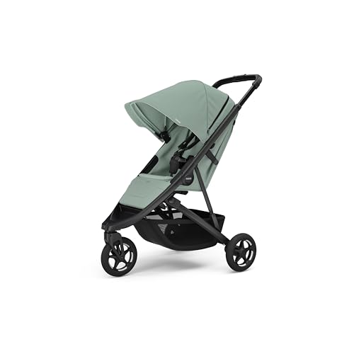 Thule Spring 2 Single Child Stroller, Lightweight & maneuverable, Compact fold, Ventilated Canopy, Adjustable Handlebar