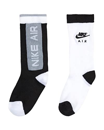 Chaussettes enfant Nike Air noir le lot de 2 parfait pour l'école et le sport