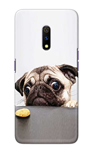 Image of PRINTFIDAA� Printed Hard Back Cover Case for Realme X | Oppo K3 Back Cover (Pug Dog) -2808