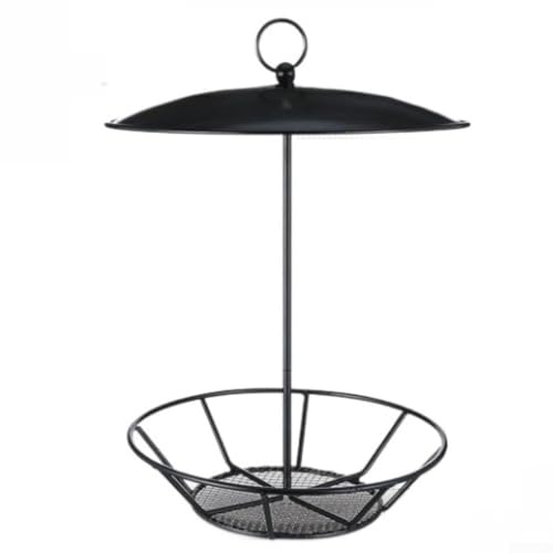 Open-Design Metal Bird Feeder for Backyard Wildlife Featuring Generous Capacity and Weather Resistant Construction for Year Round Use (1-piece)