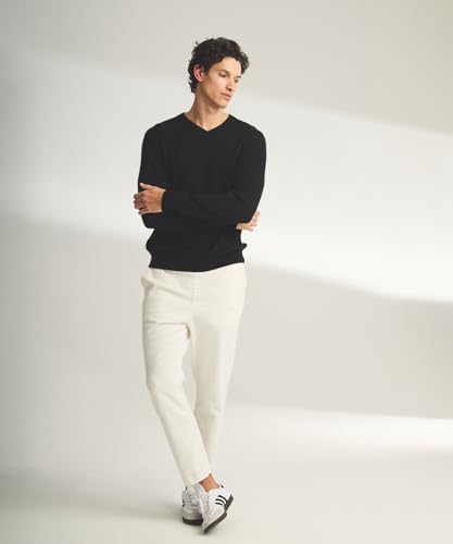 Men's Lightweight Reversible Cashmere V-Neck Sweater2