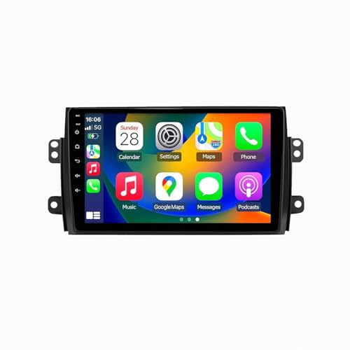 Estéreo de automóvil para Suzuki SX4 y Fiat Sedici 2005-2013 con navegación GPS y 32G