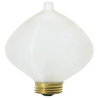 Satco S3405 60 Watt 600 Lumens C11 Incandescent Soft White 2700K Candelabra Base Satin Spun Light Bulb, Dimmable