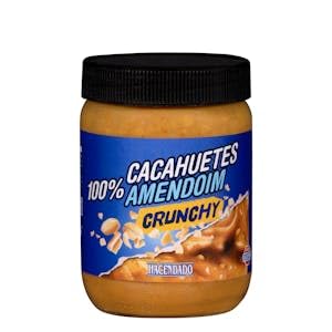 Crema de cacahuete 100% Crunchy Hacendado Tarro 500 g Pack 2