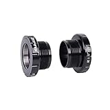  ZTTO BSA30 BB68 BSA 68 73 MTB Road bike Soportes inferiores para BB Rotor Raceface SLK BB386 30mm Crankset & (color negro)