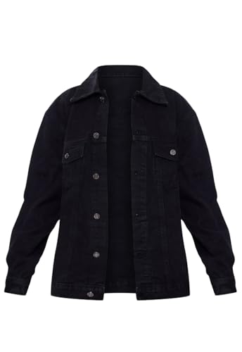 TodTan Vintage Distressed Denim Jacket for Women - Stretch Comfort Pre-Shrunk Washed Casual Coat for Spring Fall3