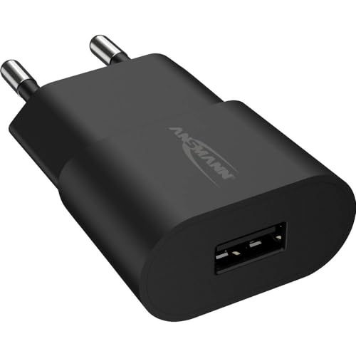 ANSMANN USB Ladegerät 5W 1A, Traveller USB Power Adapter / Netzteil besonders geeignet für Apple iPhone, Samsung Galaxy, Huawei, Xiaomi, Tablet, GoPro, e-Book Reader, etc