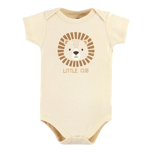 Image of Hudson Baby Unisex Baby Cotton Bodysuits 5-pack