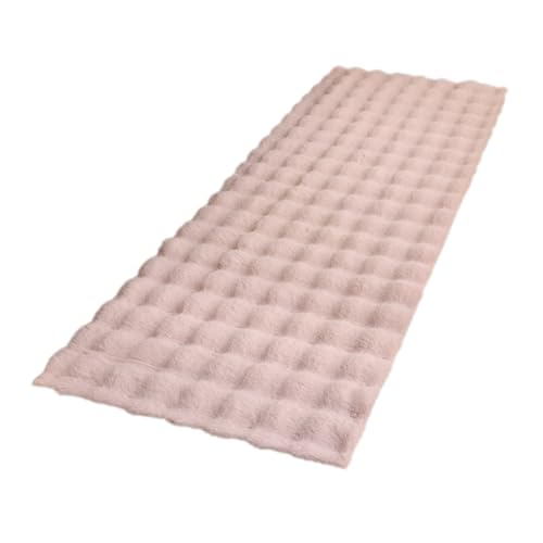 Tapis de canapé en fourrure synthétique et descente de lit douce blanche - 2