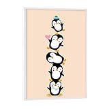 artboxONE Poster mit weißem Rahmen 18x13 cm Für Kinder 