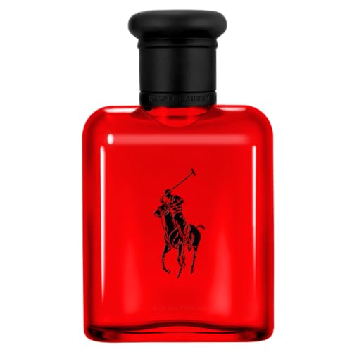 RALPH LAUREN FRAGRANCES Polo Red - Eau de Toilette - Mens Cologne - Woody & Spicy - With Grapefruit Saffron and Redwood - Medium Intensity - 2.5 Fl Oz
