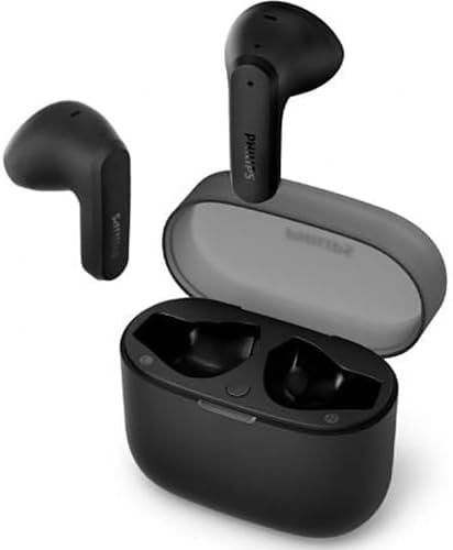 Philips TAT2139BK Wireless Bluetooth Headphones Small Earphones Excellent Price Performance Ratio, Natural Sound with Dynamic Bass, Clear Calls and Pocket Charging Case Black image 4