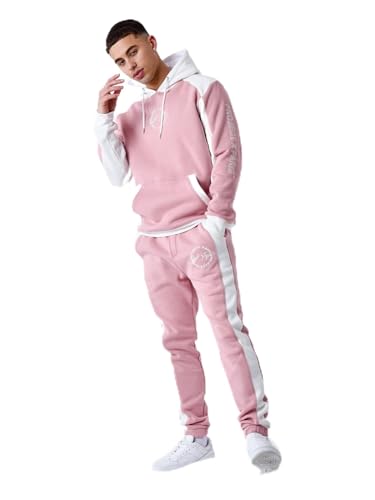 Jogging Project X Paris bicolore rose dragée en taille M pour femme