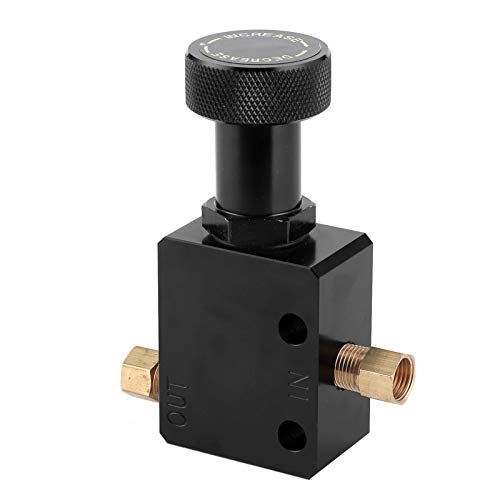 Brake Proportioning Valve, Universal Brake Proportional Valve Adjustable In Line Disc Drum Brakes 150Psi‑1200Psi Pressure Range Adjustable Proportioning Valve Proportional Valve Automotive #TOP2