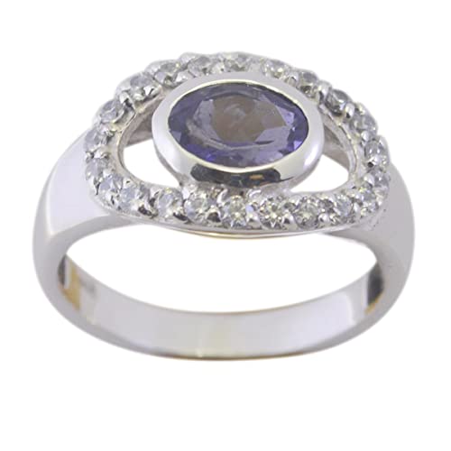 Bague de cocktail en argent et pierre précieuse ovale pour sublimer vos soirées
