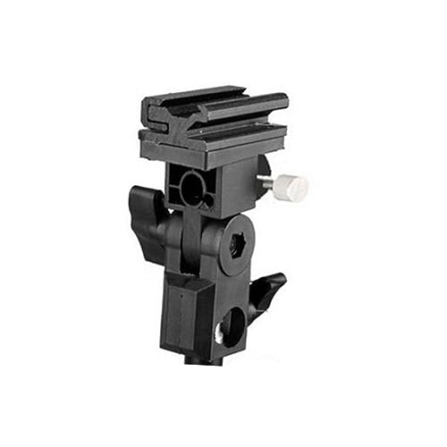LIFKICH Camera Flash Bracket Mount Flash Stand Bracket DSLR Camera Flash Bracket Black Camera Bracket Flash