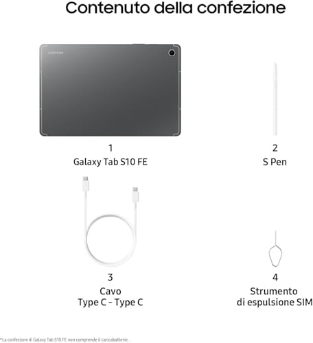Samsung Galaxy Tab S10 FE (10.9", Wi-Fi) 256GB Storage 12GB Memory - Grey [version Romanian] - Image 6