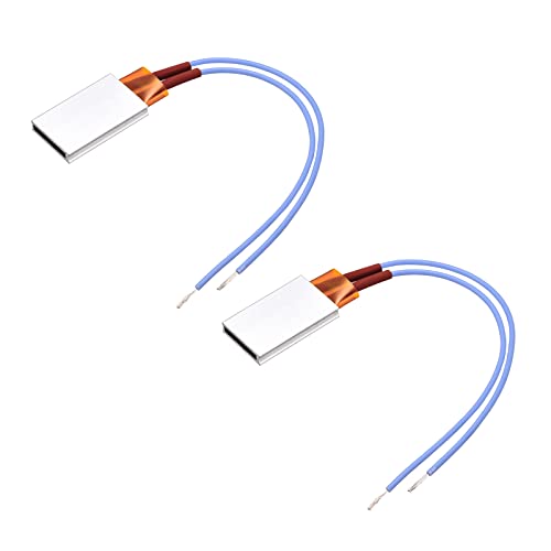 MECCANIXITY PTC Heating Element 12V 3W-25W 110C Consistent Temperature Ceramic Thermostatic for Heating 2pcs