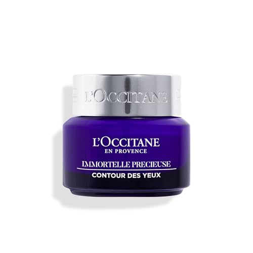 L'OCCITANE Precious Eye Balm 15ml | Vegan & 96% Readily Biodegradable | Wrinkle & Dark Circle Reducing | Premium & Clean Beauty Skincare Eye Balm for All Skin Types