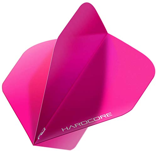 RED DRAGON Hardcore XT Fluoro Pink Extra Dikke Standaard Dart Vluchten - 5 sets Per Pack (15 Dart Vluchten in totaal)