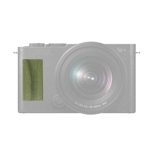 Foto&Tech Plastic Ribbed Texture Attachment Grip Compatible with Psonic S9 Cameras, Universal Attachment Grip (3D Print) (Olive Green)