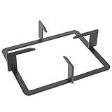 VERDANVERSE Gasherd Halterung Quadratisch Hitzebeständig Rutschfester Milchtopf Ständer Einfach zu Reinigen Stabiler Herdtopf für Gasherde Praktische Küchenhilfe