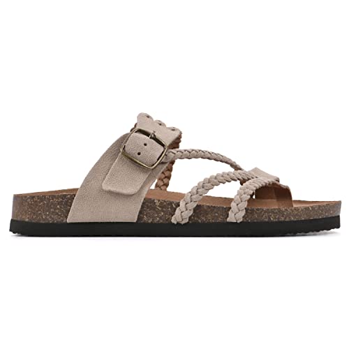 Image of White Mountain Women's Hayleigh Braided Footbed Sandal