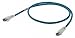 Hubbell Premise Wiring 20 ft. Clear Boot 6 Voice and Data Patch Cord, Blue