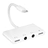 Lighting to Headphone Jack Audio Adapter&Splitter with Lighting Audio Jack Splitter + Dual 3.5mm Headphone Jack…