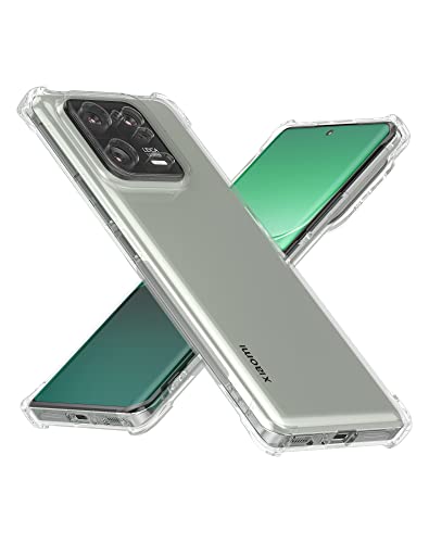 Cresee Coque Xiaomi 13 Pro 5G (Pas pour Xiaomi 13) avec Protection Caméra, Coins Renforcés Étui Housse Transparente Antichoc Souple TPU Bumper Case pour Xiaomi 13 Pro, Clear Cover