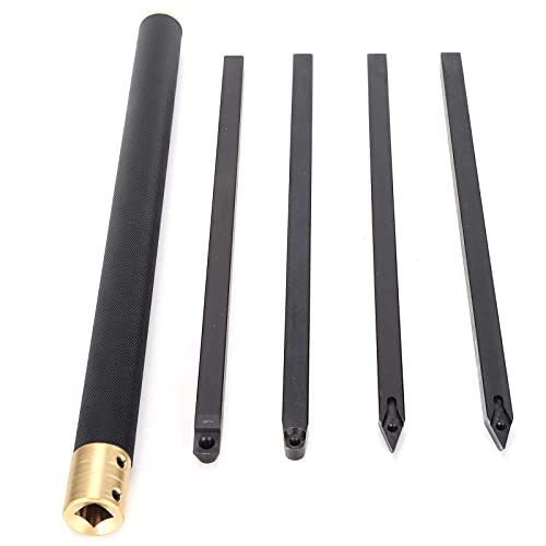 Herramientas para torneado con punta de carburo y soporte de acero miniatura 4