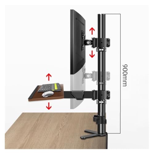 Support de bureau pour écran et clavier : finissez-en avec le mal de dos au bureau - 4